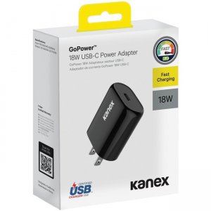Kanex GoPower 18W USB-C Power Adapter K160-1526-USBK