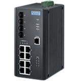 Advantech 8G+4SFP Port Gigabit Unmanaged Redundant Industrial PoE Switch EKI-2712G-4FPI-AE EKI-2712G-4FPI