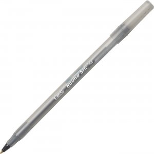 BIC Round Stic Ballpoint Pen GSM240BK BICGSM240BK