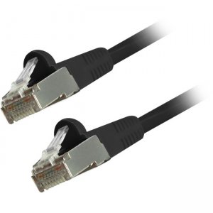 Comprehensive Cat6 Snagless Shielded Ethernet Cables, Black, 15ft CAT6STP-15BLK