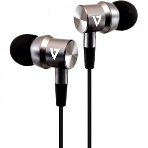 V7 Noise Isolating Stereo Earbuds with Microphone HA111-3NB