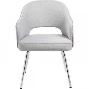 Boss Granite Linen Guest Chair B489C-GR