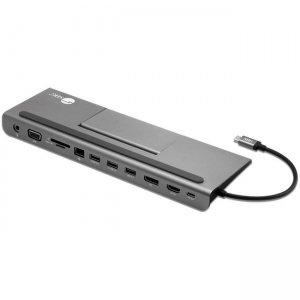 SIIG Aluminum USB-C MST Video Docking Station with PD JU-DK0E11-S1