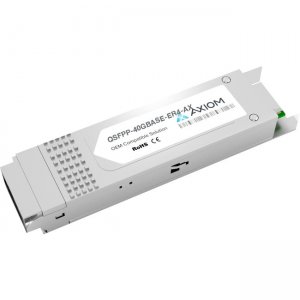 Axiom 40GBASE-ER4 QSFP+ Transceiver for Juniper - QSFPP-40GBASE-ER4 QSFPP-40GBASE-ER4-AX