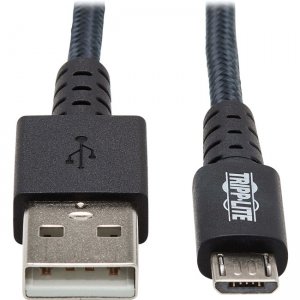Tripp Lite Micro-USB/USB Data Transfer Cable U050-010-GY-MAX