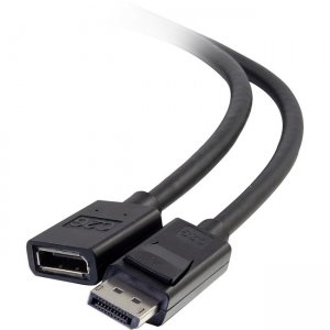 C2G 3ft DisplayPort Extension Cable - Male to Female DisplayPort Cable 54450