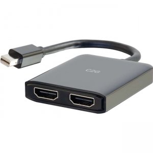 C2G DisplayPort to HDMI Display Splitter - Dual Monitor Adapter Converter 54292