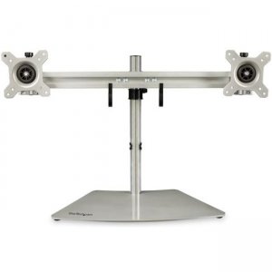 StarTech.com Dual-Monitor Stand - Horizontal - Silver ARMDUOSS