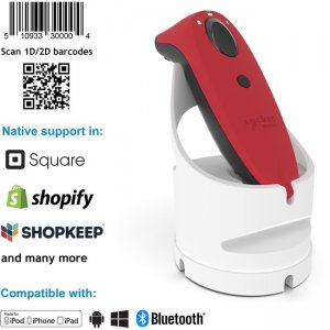 Socket Mobile SocketScan® , Universal Barcode Scanner, Red & White Dock CX3528-2130 S740