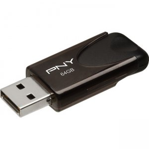 PNY 64GB Attaché 4 USB 2.0 Flash Drive P-FD64GATT4-GE