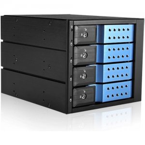 iStarUSA Trayless 3x 5.25" to 4x 3.5" 12Gb/s HDD Hot-swap Rack BPN-DE340HD-BLUE BPN-DE340HD