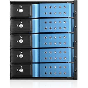 iStarUSA Trayless 3x 5.25" to 5x 3.5" 12Gb/s HDD Hot-swap Rack BPN-DE350HD-BLUE BPN-DE350HD