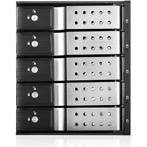 iStarUSA Trayless 3x 5.25" to 5x 3.5" 12Gb/s HDD Hot-swap Rack BPN-DE350HD-SILVER BPN-DE350HD