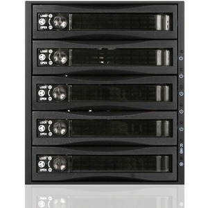 iStarUSA 3x 5.25" to 5x 3.5" 2.5" 12Gb/s HDD SSD Hot-swap Rack BPU-350HD-BPL