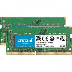 Crucial 32GB (2 x 16GB) DDR4 SDRAM Memory Kit CT2K16G4S266M