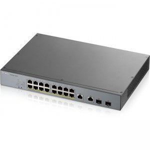 ZyXEL 16-port GbE Smart Managed PoE Switch with GbE Uplink GS1350-18HP