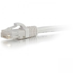 C2G 0.5ft Cat6a Unshielded Ethernet - Cat 6a Network Patch Cable - White 50759