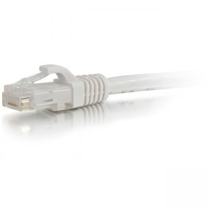 C2G 1ft Cat6a Snagless Unshielded (UTP) Network Patch Ethernet Cable-White 50760