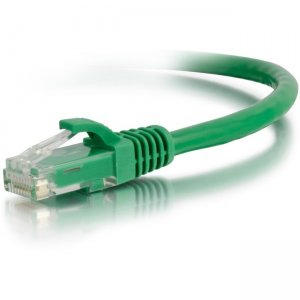 C2G 1ft Cat6a Unshielded Ethernet Cable Cat 6a Network Patch Cable - Green 50779