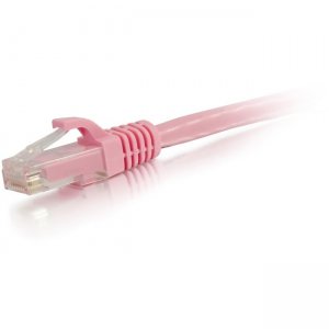 C2G 3ft Cat6a Snagless Unshielded (UTP) Ethernet Patch Cable - Pink 50857