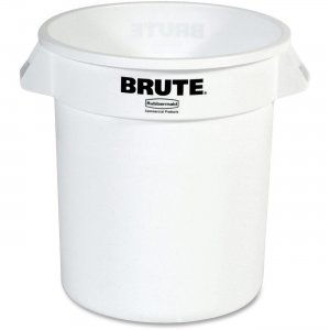 Rubbermaid Commercial Brute Round 10-Gal Container 261000WH RCP261000WH