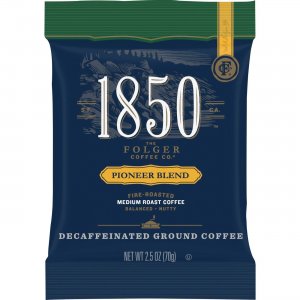 Folgers Pioneer Blend Decaf Ground Coffee Pouches 21513 FOL21513