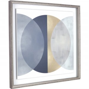 Lorell Circle Design Framed Abstract Art 04475 LLR04475