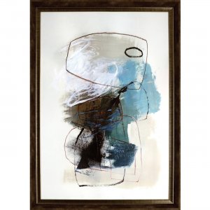 Lorell In The Middle Framed Abstract Art 04472 LLR04472