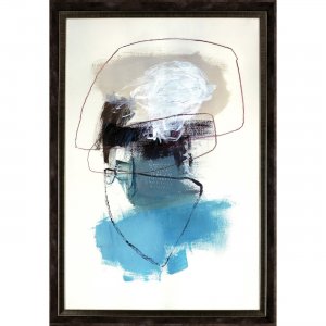 Lorell In The Middle Framed Abstract Art 04473 LLR04473