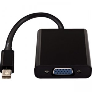 V7 Black Video Adapter Mini DisplayPort Male to VGA Female CBL-MV1BLK-5E