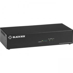 Black Box 4K60 HDMI Dual-Head KVM Switch - 4 Port HD6224A
