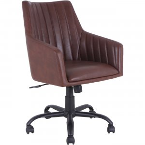 Lorell Leather Back Stitch Chair 68573 LLR68573