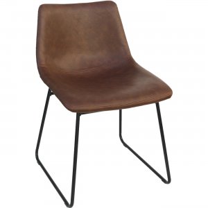 Lorell Mid-century Modern Sled Guest Chair 42957 LLR42957