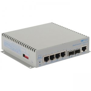 Omnitron Systems Managed 10/100/1000 PoE and PoE+ Ethernet Fiber Switch 9539-0-24-1W