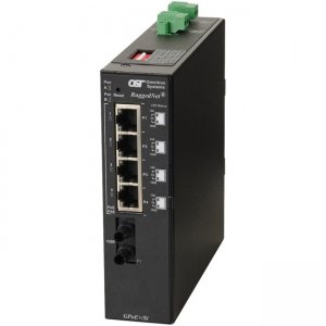 Omnitron Systems RuggedNet GPoE+/Si Ethernet Switch 9561-1-14-2Z