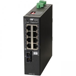 Omnitron Systems RuggedNet GPoE+/Si Ethernet Switch 9562-0-18-2Z