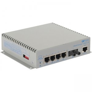 Omnitron Systems Managed 10/100/1000 PoE and PoE+ Ethernet Fiber Switch 9521-1-14-1