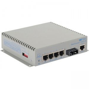 Omnitron Systems Managed 10/100/1000 PoE and PoE+ Ethernet Fiber Switch 9522-6-14-1