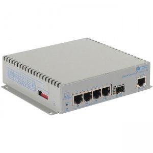 Omnitron Systems Managed 10/100/1000 PoE and PoE+ Ethernet Fiber Switch 9539-0-14-1