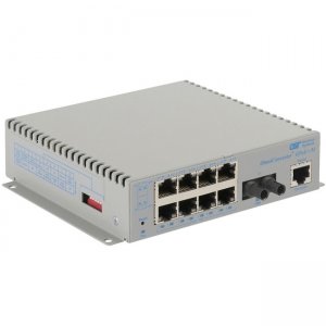 Omnitron Systems Managed 10/100/1000 PoE and PoE+ Ethernet Fiber Switch 9521-1-18-1