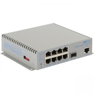 Omnitron Systems Managed 10/100/1000 PoE and PoE+ Ethernet Fiber Switch 9539-0-18-1