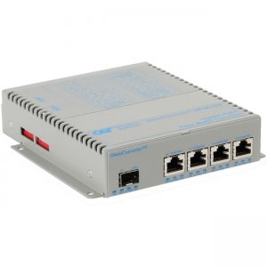 Omnitron Systems OmniConverter GPoE+/Sx Ethernet Switch 9459-0-14-1W