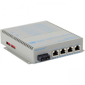 Omnitron Systems OmniConverter GPoE+/Sx Ethernet Switch 9443-1-14-9Z