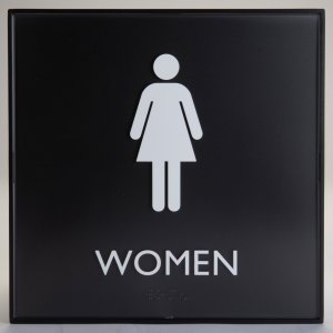 Lorell Restroom Sign 02656 LLR02656