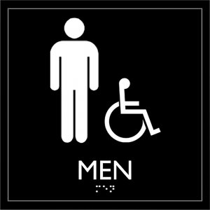 Lorell Restroom Sign 02659 LLR02659