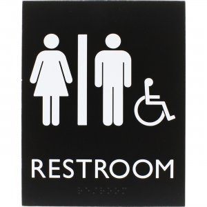 Lorell Restroom Sign 02664 LLR02664