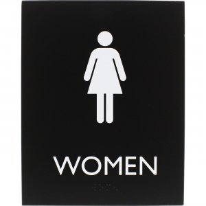 Lorell Restroom Sign 02665 LLR02665