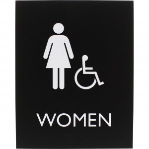 Lorell Restroom Sign 02666 LLR02666