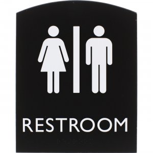 Lorell Restroom Sign 02672 LLR02672