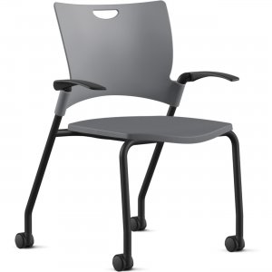 9 to 5 Seating Bella Fixed Arms Mobile Stack Chair 1315A12BFP14 NTF1315A12BFP14 1315